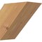 Ekena Millwork 3 1/2"W x 6"D x 6"H Traditional Smooth Knee Brace, Western Red Cedar BRC04X06X06TRA00SWR - alternate 1